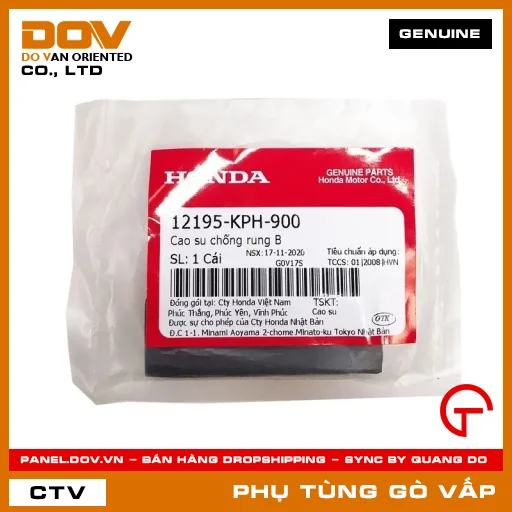 CAO SU CHỐNG RUNG B MÃ PHỤ TÙNG 12195KPH900 — 12195KPH900