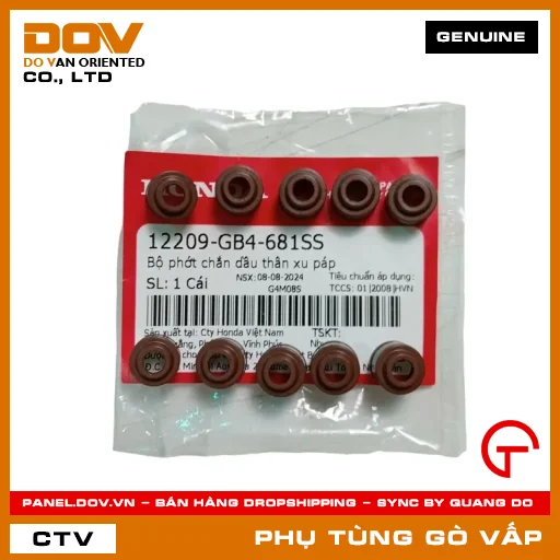 BỘ PHỚT CHẮN DẦU THÂN XU PÁP MÃ PHỤ TÙNG 12209GB4681SS — 12209GB4681SS