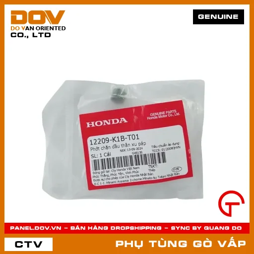PHỚT CHẶN DẦU THÂN XU PÁP MÃ PHỤ TÙNG 12209K1BT01 — 12209K1BT01