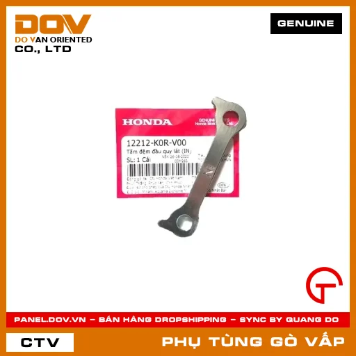 TẤM ĐỆM ĐẦU QUY LÁT (IN) MÃ PHỤ TÙNG 12212K0RV00 — 12212K0RV00