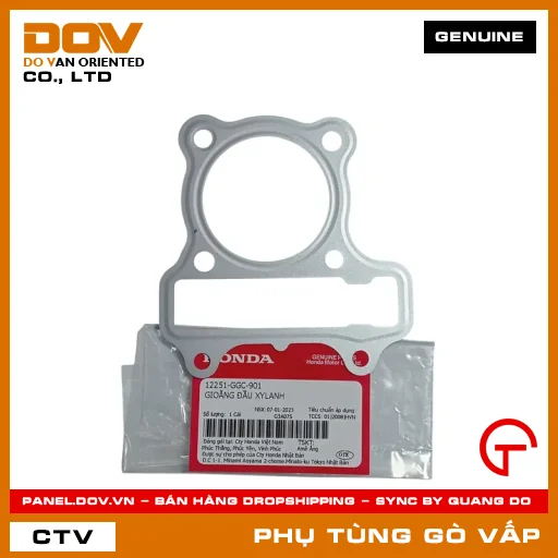 GIOĂNG (RON) ĐẦU XYLANH MÃ PHỤ TÙNG 12251GGC901 — 12251GGC901
