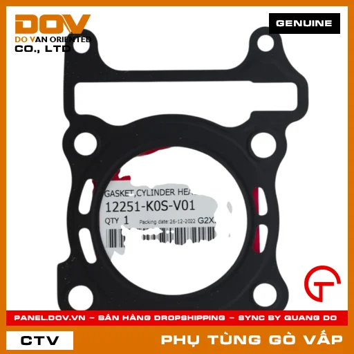 GIOĂNG (RON) MẶT XY LANH MÁY MÃ PHỤ TÙNG 12251K0SV01 — 12251K0SV01