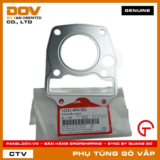 GIOĂNG (RON) ĐẦU XYLANH MÃ PHỤ TÙNG 12251KPH901 — 12251KPH901