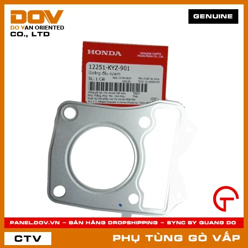 GIOĂNG (RON) ĐẦU XYLANH MÃ PHỤ TÙNG 12251KYZ901 — 12251KYZ901
