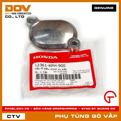 NẮP LỖ ĐIỀU CHỈNH XU PÁP MÃ PHỤ TÙNG 12361KPH900 — 12361KPH900