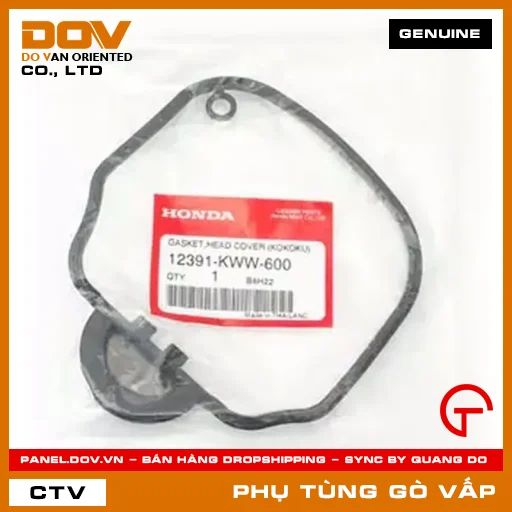 GIOĂNG (RON) NẮP ĐẦU QUY LÁT MÃ PHỤ TÙNG 12391KWW600 — 12391KWW600