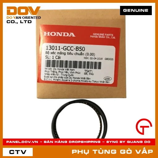 BỘ XÉC MĂNG TIÊU CHUẨN (0.00) MÃ PHỤ TÙNG 13011GCCB50 — 13011GCCB50