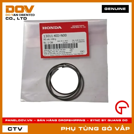 BỘ XÉC MĂNG MÃ PHỤ TÙNG 13011K0JN00 — 13011K0JN00