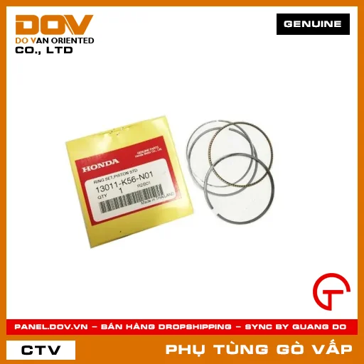 BỘ XÉC MĂNG TIÊU CHUẨN (0.00) MÃ PHỤ TÙNG 13011K56N01 — 13011K56N01