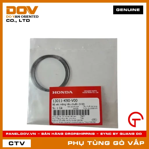 BỘ XÉC MĂNG TIÊU CHUẨN (0.00) MÃ PHỤ TÙNG 13011K90V00 — 13011K90V00