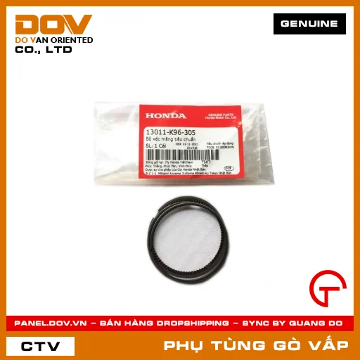 BỘ XÉC MĂNG TIÊU CHUẨN MÃ PHỤ TÙNG 13011K96305 — 13011K96305