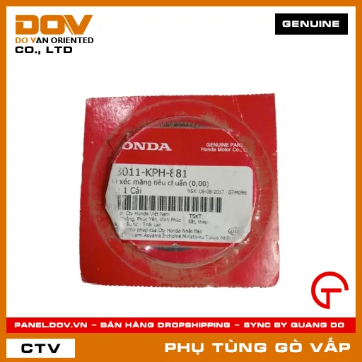 BỘ XÉC MĂNG TIÊU CHUẨN (0,00) MÃ PHỤ TÙNG 13011KPH881 — 13011KPH881