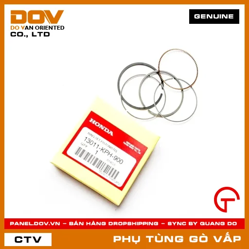 BỘ XÉC MĂNG TIÊU CHUẨN (0.00) MÃ PHỤ TÙNG 13011KPH900 — 13011KPH900