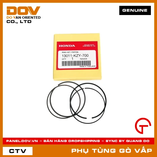 BỘ XÉC MĂNG TIÊU CHUẨN (0.00) MÃ PHỤ TÙNG 13011KZY700 — 13011KZY700