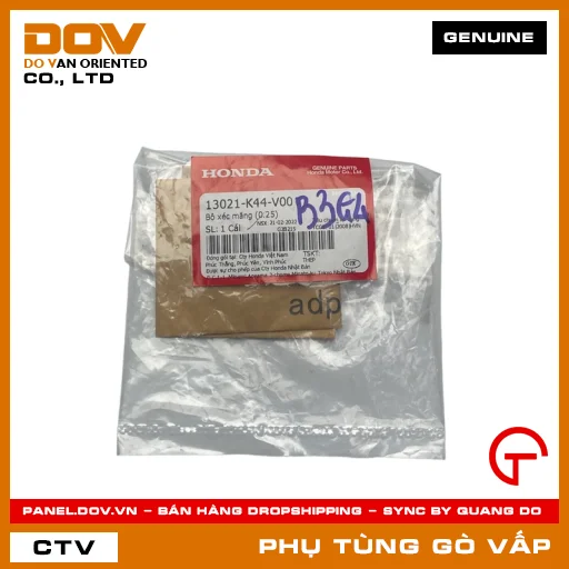 BỘ XÉC MĂNG (0.25) MÃ PHỤ TÙNG 13021K44V00 — 13021K44V00