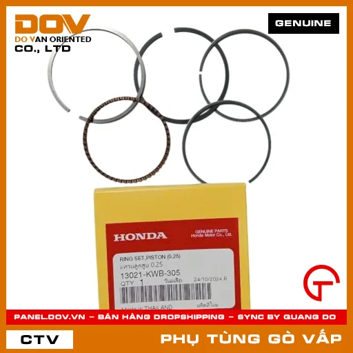BỘ XÉC MĂNG CỐT 1 (0.25) MÃ PHỤ TÙNG 13021KWB305 — 13021KWB305