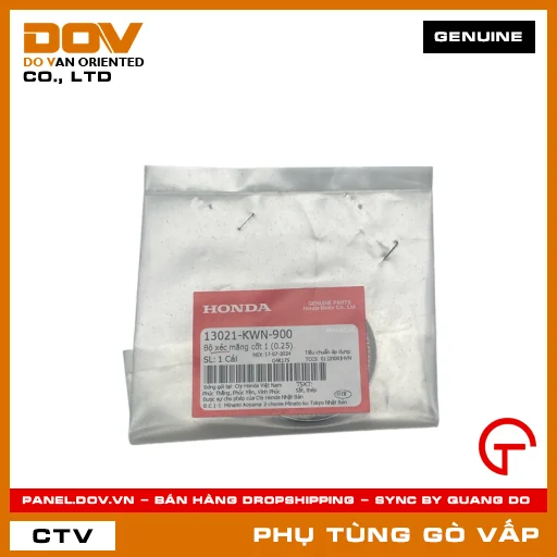 BỘ XÉC MĂNG CỐT 1 (0.25) MÃ PHỤ TÙNG 13021KWN900 — 13021KWN900
