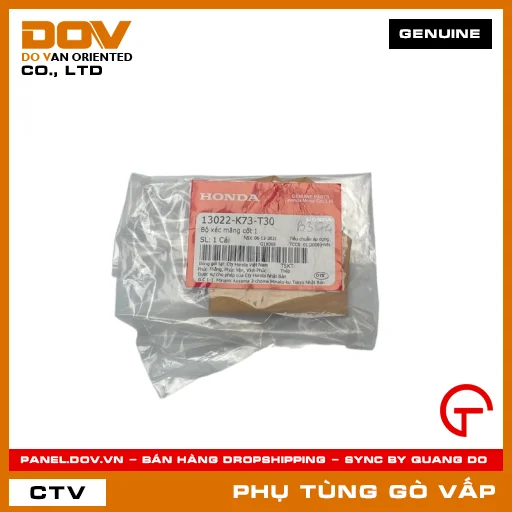 BỘ XÉC MĂNG CỐT 1 MÃ PHỤ TÙNG 13022K73T30 — 13022K73T30