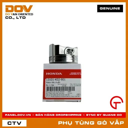 PISTON TIÊU CHUẨN MÃ PHỤ TÙNG 13101K02901 — 13101K02901