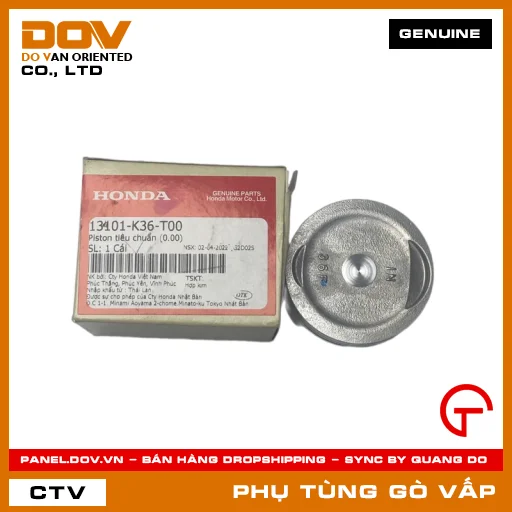 PISTON TIÊU CHUẨN (0.00) MÃ PHỤ TÙNG 13101K36T00 — 13101K36T00