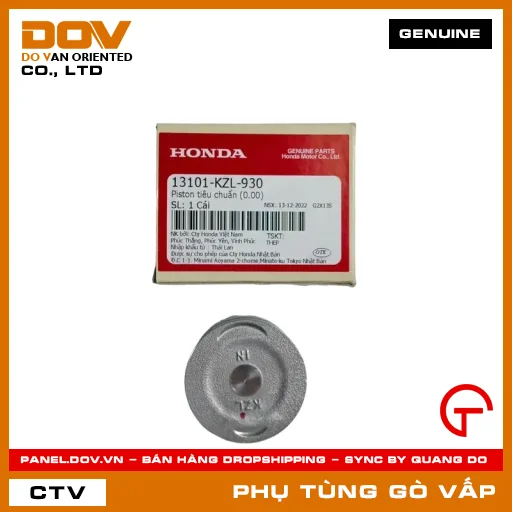 PISTON TIÊU CHUẨN (0.00) MÃ PHỤ TÙNG 13101KZL930 — 13101KZL930