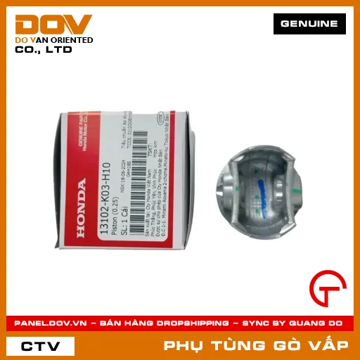 PISTON (0.25) MÃ PHỤ TÙNG 13102K03H10 — 13102K03H10