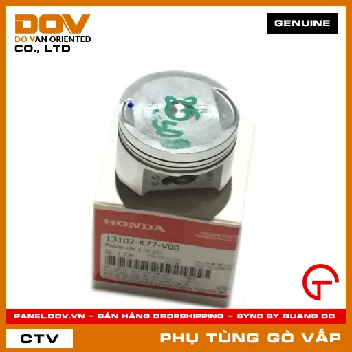 PISTON CỐT 1 (0.25) MÃ PHỤ TÙNG 13102K77V00 — 13102K77V00