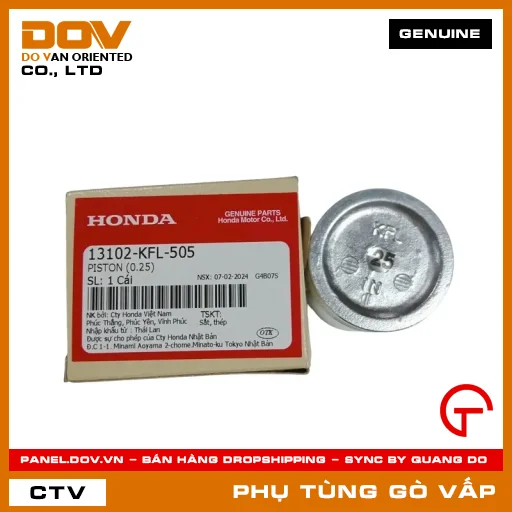 PISTON (0.25) MÃ PHỤ TÙNG 13102KFL505 — 13102KFL505