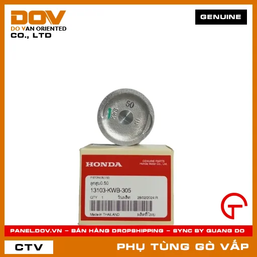 PISTON CỐT 2 (0.50) MÃ PHỤ TÙNG 13103KWB305 — 13103KWB305