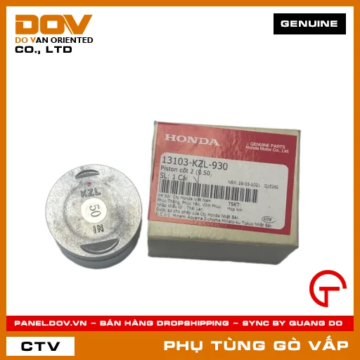 PISTON CỐT 2 (0.50) MÃ PHỤ TÙNG 13103KZL930 — 13103KZL930