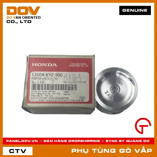 PISTON CỐT 3 (0.75) MÃ PHỤ TÙNG 13104KYZ900 — 13104KYZ900