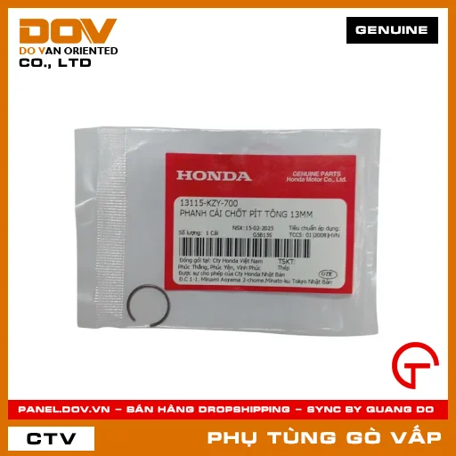 PHANH CÀI CHỐT PÍT TÔNG 13MM MÃ PHỤ TÙNG 13115KZY700 — 13115KZY700