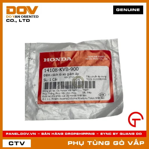 ĐỆM CÁCH LÒ XO GIẢM ÁP MÃ PHỤ TÙNG 14108KVB900 — 14108KVB900