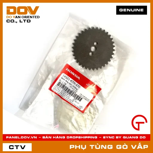 BÁNH RĂNG CAM (34RĂNG) MÃ PHỤ TÙNG 14321KTM970 — 14321KTM970