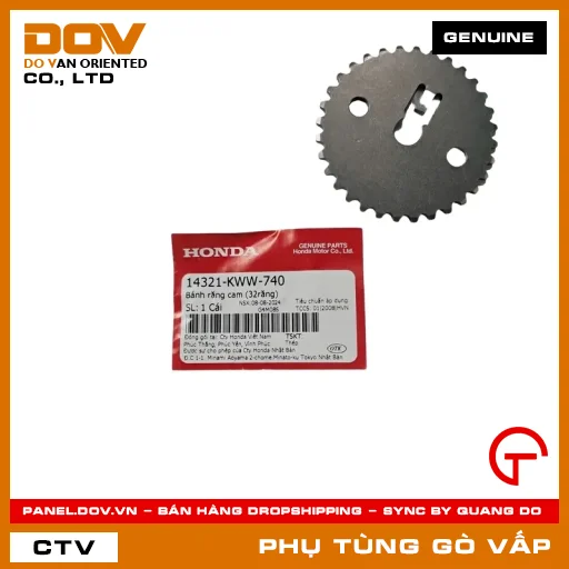 BÁNH RĂNG CAM (32RĂNG) MÃ PHỤ TÙNG 14321KWW740 — 14321KWW740