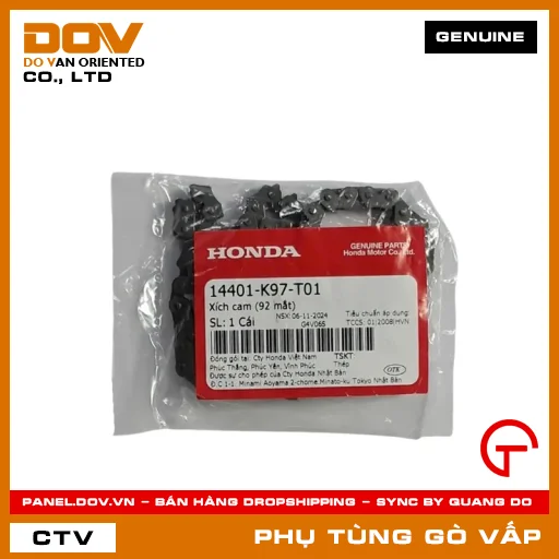 XÍCH CAM (92 MẮT) MÃ PHỤ TÙNG 14401K97T01 — 14401K97T01