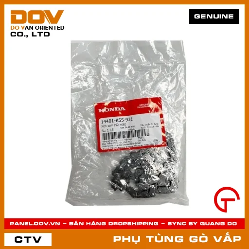 XÍCH CAM (92 MẮT) MÃ PHỤ TÙNG 14401KSS931 — 14401KSS931