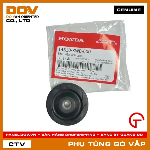 BÁNH DẪN XÍCH CAM MÃ PHỤ TÙNG 14610KWB600 — 14610KWB600