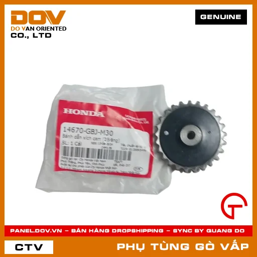 BÁNH DẪN XÍCH CAM (25RĂNG) MÃ PHỤ TÙNG 14670GBJM30 — 14670GBJM30