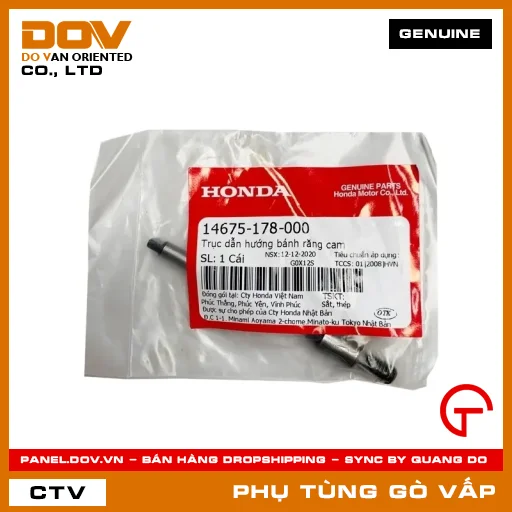 TRỤC DẪN HƯỚNG BÁNH RĂNG CAM MÃ PHỤ TÙNG 14675178000 — 14675178000