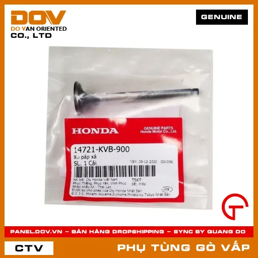 XU PÁP XẢ MÃ PHỤ TÙNG 14721KVB900 — 14721KVB900