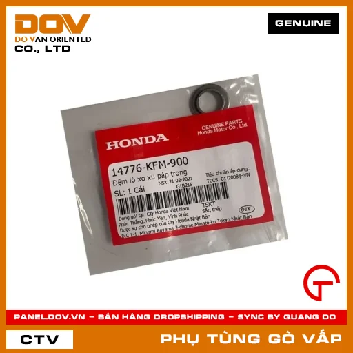 ĐỆM LÒ XO XU PÁP TRONG MÃ PHỤ TÙNG 14776KFM900 — 14776KFM900