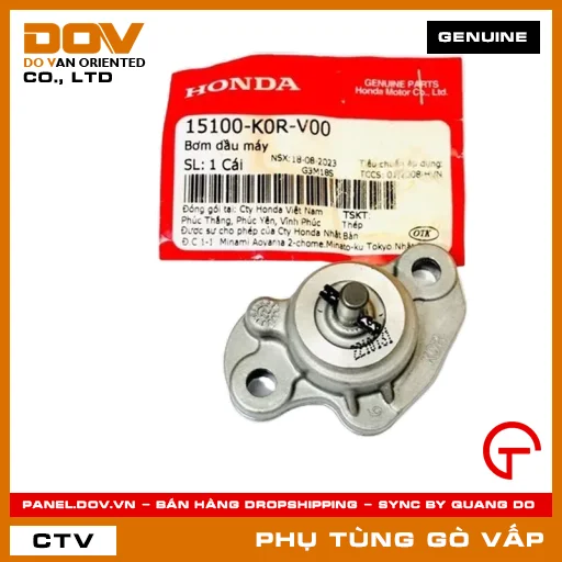 BƠM DẦU MÁY MÃ PHỤ TÙNG 15100K0RV00 — 15100K0RV00