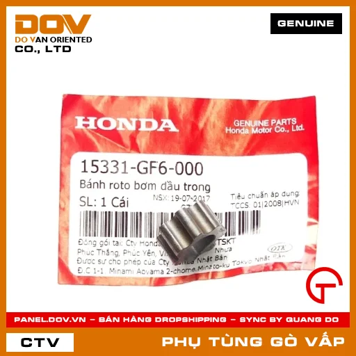 BÁNH ROTO BƠM DẦU TRONG MÃ PHỤ TÙNG 15331GF6000 — 15331GF6000