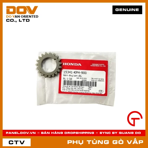 BÁNH RĂNG BƠM DẦU MÃ PHỤ TÙNG 15341KPH900 — 15341KPH900