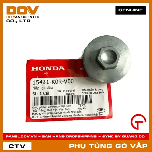 NẮP LỌC DẦU MÃ PHỤ TÙNG 15411K0RV00 — 15411K0RV00