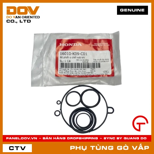 BỘ PHỚT O CHẾ HOÀ KHÍ MÃ PHỤ TÙNG 16010K09C01 — 16010K09C01