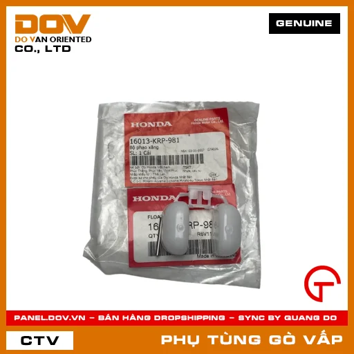 BỘ PHAO XĂNG CHẾ HÒA KHÍ MÃ PHỤ TÙNG 16013KRP981 — 16013KRP981