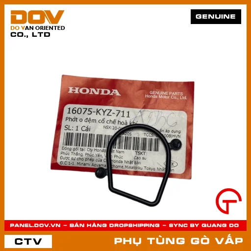 PHỚT O ĐỆM CỔ CHẾ HOÀ KHÍ MÃ PHỤ TÙNG 16075KYZ711 — 16075KYZ711