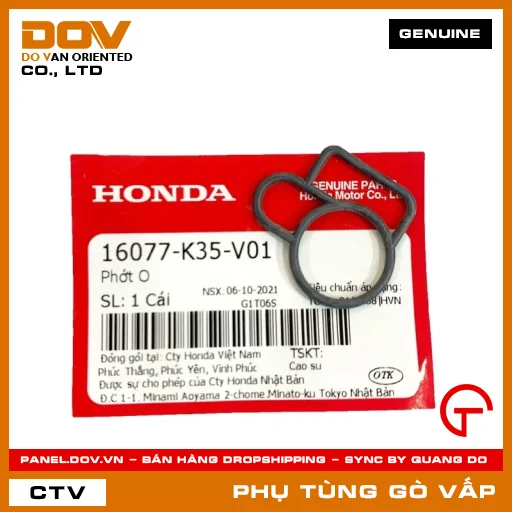 PHỚT O MÃ PHỤ TÙNG 16077K35V01 — 16077K35V01